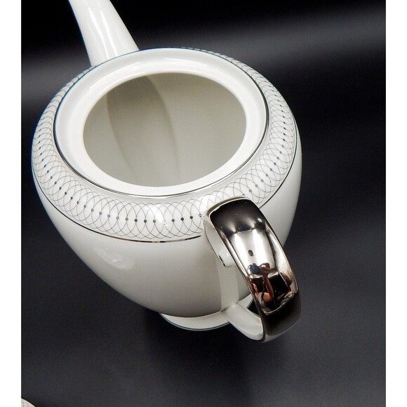 Tirschenreuth The Elgin Coffee Pot Bavaria Germany 9 Inch Silver 2270 Pasco - Picture 11 of 13